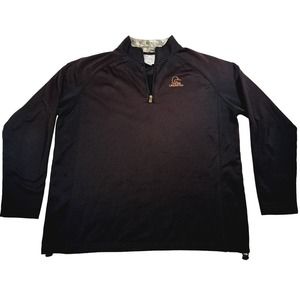 Duck's Unlimited Men's Black Pullover Sweater 75th Anniversary Edition Large